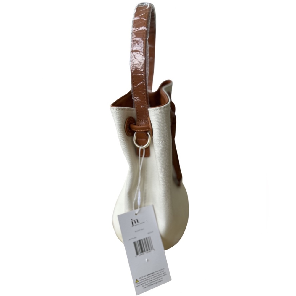 Jessica Moore Canvas Drawstring Bucket bohemian Hobo Bag NWT - Picture 3 of 8